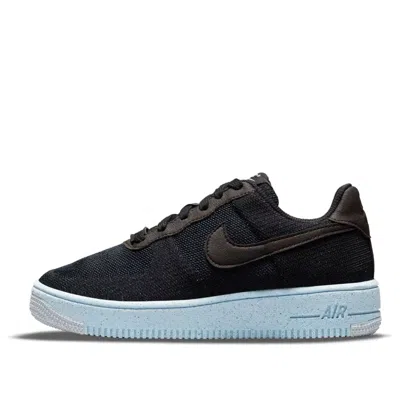 Nike (gs)  Air Force 1 Crater Flyknit 'black Chambray Blue'