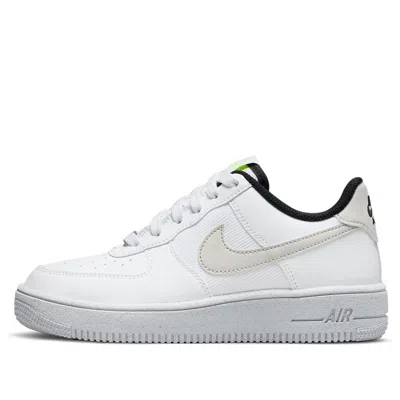 Nike (gs)  Air Force 1 Crater Next Nature 'white Light Bone' In Gray