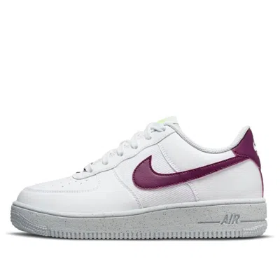 Nike (gs)  Air Force 1 Crater Next Nature 'white Sangria' In Multi