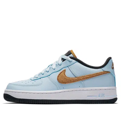 Nike (gs)  Air Force 1 Felt 'celestine Blue Gold'