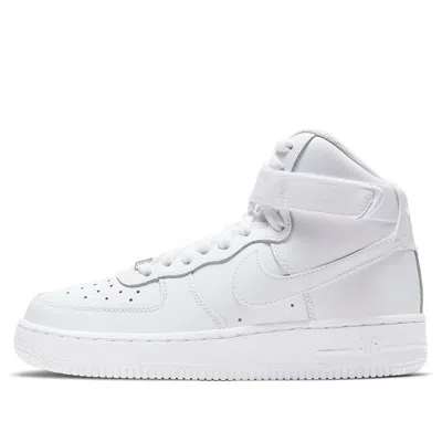 Nike (gs)  Air Force 1 High Le 'triple White'