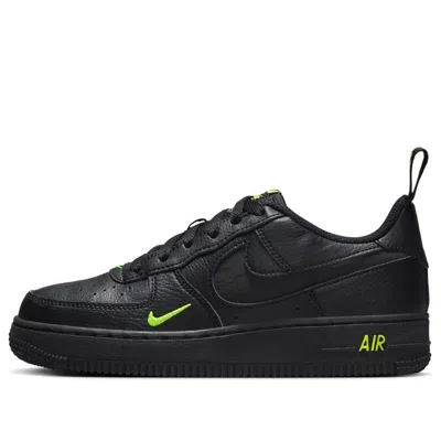 Nike (gs)  Air Force 1 Low 'black Volt'