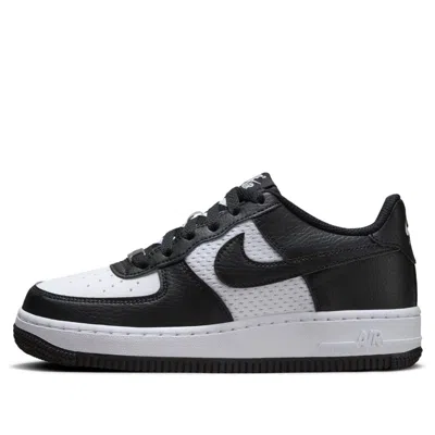 Nike (gs)  Air Force 1 Low 'black White Mesh'