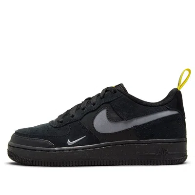 Nike (gs)  Air Force 1 Low 'cut Out Swoosh - Grey'