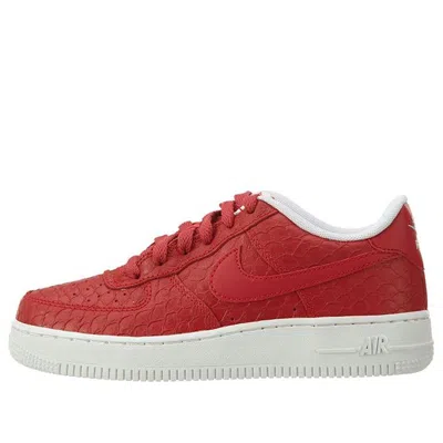Nike (gs)  Air Force 1 Low Lv8 'action Red'