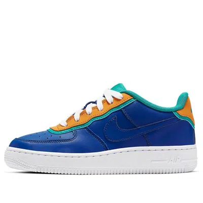 Nike (gs)  Air Force 1 Low Lv8 'double Layered - Indigo Force' In Blue