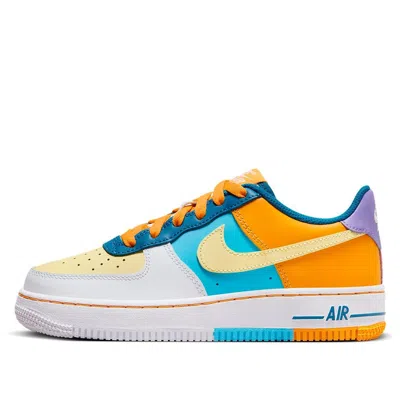 Nike (gs)  Air Force 1 Low 'multi Color Orange Blue'