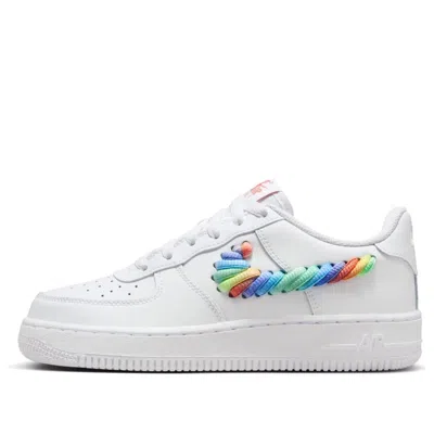Nike (gs)  Air Force 1 Low 'rainbow Lace Swoosh'