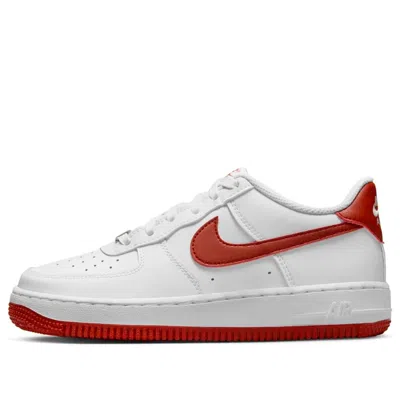 Nike (gs)  Air Force 1 Low 'white Dragon Red'