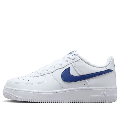 Nike (gs)  Air Force 1 Low 'white Hyper Royal' In Multi