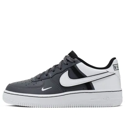 Nike (gs)  Air Force 1 Lv8 2 'dark Grey' In Black