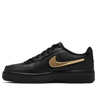 Nike (gs)  Air Force 1 Lv8 3 'removable Swoosh - Black'