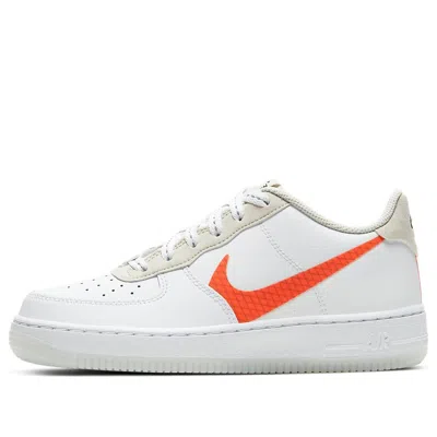 Nike (gs)  Air Force 1 Lv8 3 'white Total Orange'