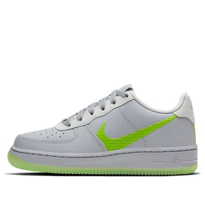 Nike (gs)  Air Force 1 Lv8 3 'wolf Grey Ghost Green' In Gray