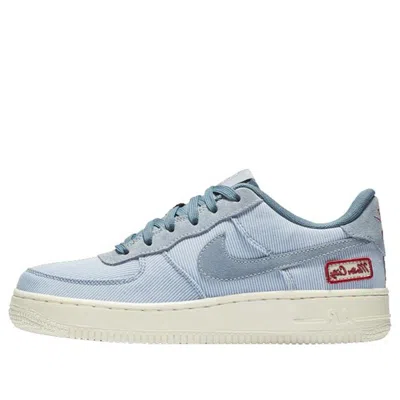 Nike (gs)  Air Force 1 Lv8 'detroit Home' In Blue