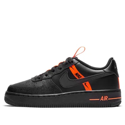 Nike (gs)  Air Force 1 Lv8 Ksa 'worldwide Pack - Black Total Orange'