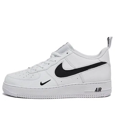Nike (gs)  Air Force 1 Lv8 'multi Etch Swoosh White'