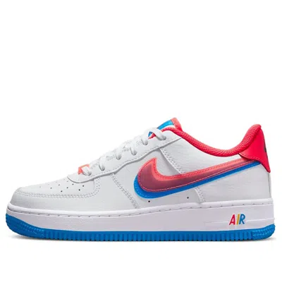 Nike (gs)  Air Force 1 Lv8 'offset Swoosh' In White