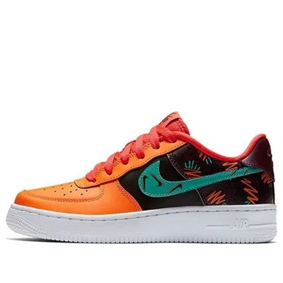 Nike (gs)  Air Force 1 Lv8 'what The 90s' In Orange