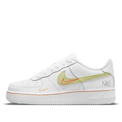 Nike (gs)  Air Force 1 Lv8 'white Green Orange'
