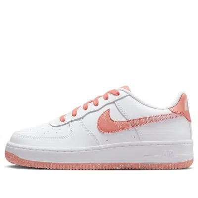 Nike (gs)  Air Force 1 Lv8 'white Light Madder Root Speckled'