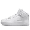 Nike (gs)  Air Force 1 Mid Easyon Se 'triple White'