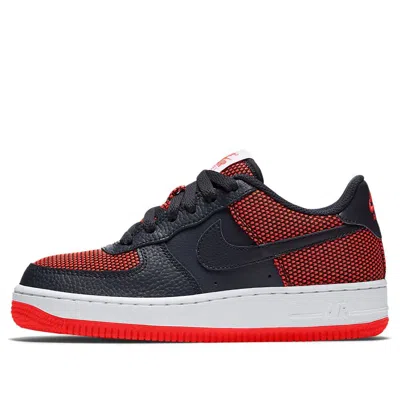 Nike (gs)  Air Force 1 Premium 'bright Crimson' In Multi