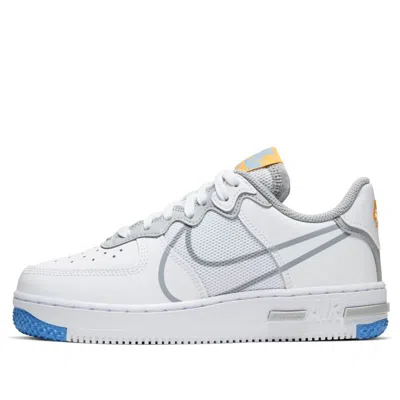 Nike (gs)  Air Force 1 React Su 'white Light Smoke Grey' In Multi