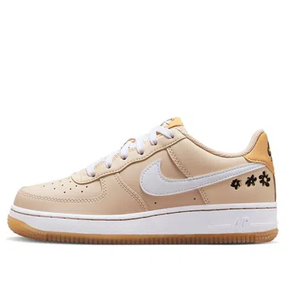 Nike (gs)  Air Force 1 Se 'yellow Gum Floral'
