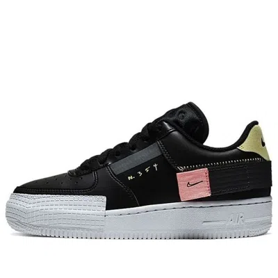 Nike (gs)  Air Force 1 Type 'black Zinnia'