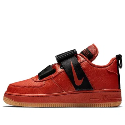 Nike (gs)  Air Force 1 Utility 'dune Red'
