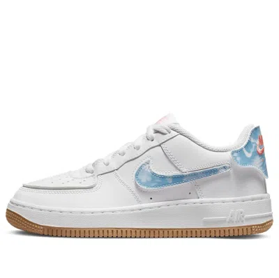 Nike (gs)  Air Force 1 'white Bleached Coral Clouds'