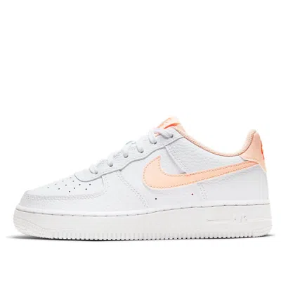 Nike (gs)  Air Force 1 'white Hyper Crimson'