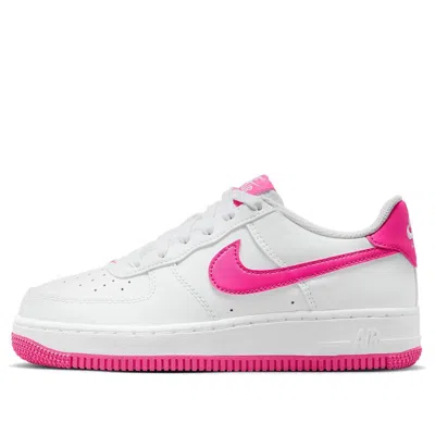 Nike (gs)  Air Force 1 'white Laser Fuchsia'