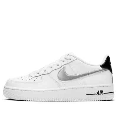 Nike (gs)  Air Force 1 'white Silver'