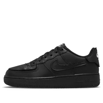 Nike (gs)  Air Force 1/1 'black Bright Crimson'