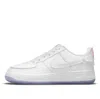 Nike (gs)  Air Force 1/1 'white Purple Pulse'