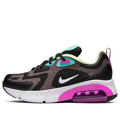 Nike (gs)  Air Max 200 'thunder Grey Aurora' In Black