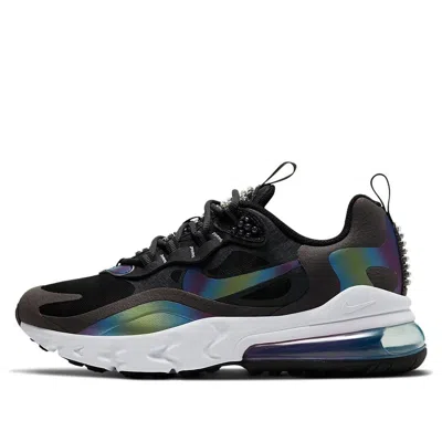 Nike (gs)  Air Max 270 React 'dark Smoke Grey Iridescent' In Multi