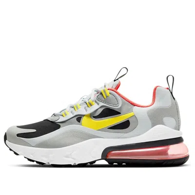 Nike (gs)  Air Max 270 React 'smoke Grey High Voltage' In Multi