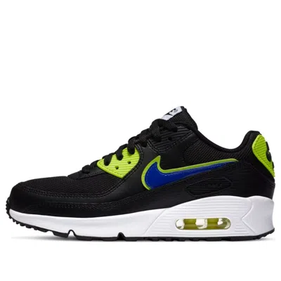 Nike (gs)  Air Max 90 'black Volt Racer Blue'