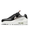 Nike (gs)  Air Max 90 Leather Se 'off Noir Metallic Pewter' In Black