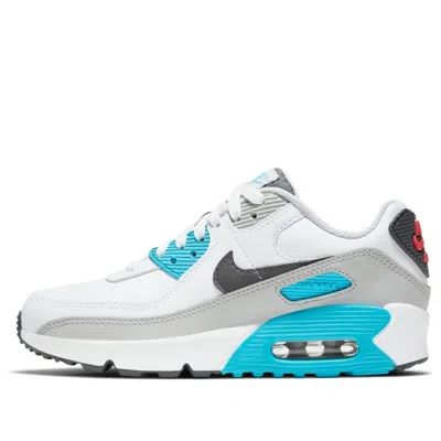 Nike (gs)  Air Max 90 Leather 'white Chlorine Blue'