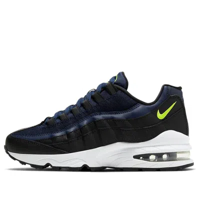 Nike (gs)  Air Max 95 'midnight Navy Lemon Venom' In Multi