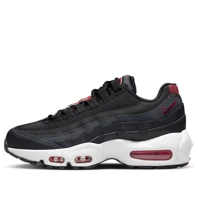 Nike (gs)  Air Max 95 Recraft 'anthracite Team Red' In Black