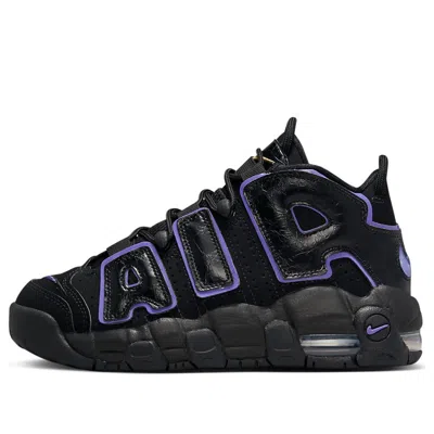 Nike (gs)  Air More Uptempo 'black Action Grape'