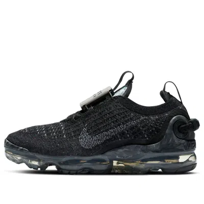 Nike (gs)  Air Vapormax 2020 Flyknit 'dark Grey' In Black