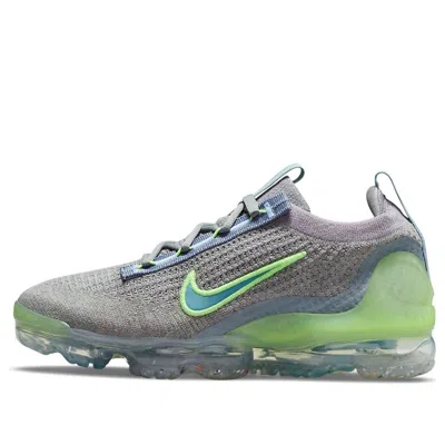 Nike (gs)  Air Vapormax 2021 Flyknit 'grey Light Liquid Lime'