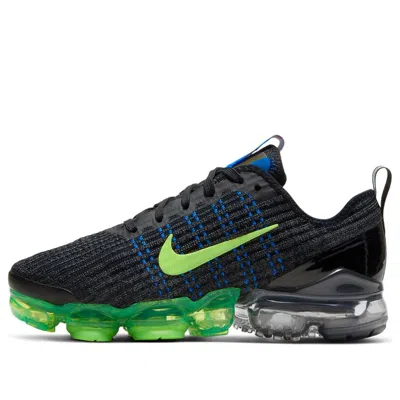Nike (gs)  Air Vapormax Flyknit 3 'black Ghost Green'