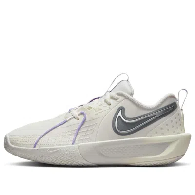 Nike (gs)  Air Zoom Gt Cut 3 'sail Light Bone Metallic Silver Smoke Grey' In Multi